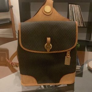 Dooney & Bourke Vintage Cabriolet Perforated Leather Backpack